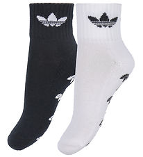 adidas Originals Strømper m. Antiskrid - 2-pak - Sort/Hvid adidas Originals Strømper m. Antiskrid - 2-pak - Sort/Hvid