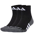 adidas Performance Ankelstrømper - 3-pak - Sort/Grå adidas Performance Ankelstrømper - 3-pak - Sort/Grå