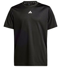 adidas Performance T-Shirt - Sort/Hvid adidas Performance T-Shirt - Sort/Hvid