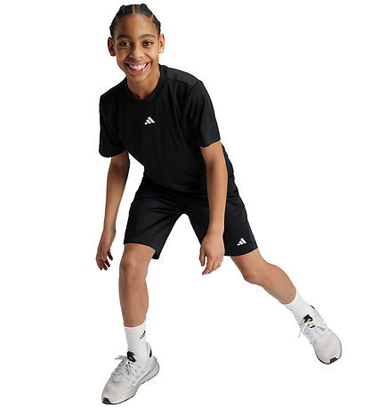 adidas Performance T-Shirt - Sort/Hvid adidas Performance T-Shirt - Sort/Hvid