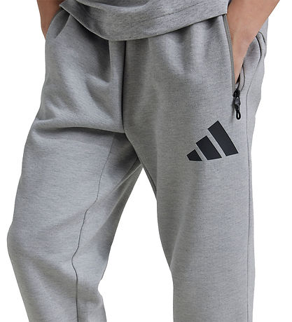 adidas Performance Bukser - Z.N.E. - Gråmeleret m. Sort adidas Performance Bukser - Z.N.E. - Gråmeleret m. Sort