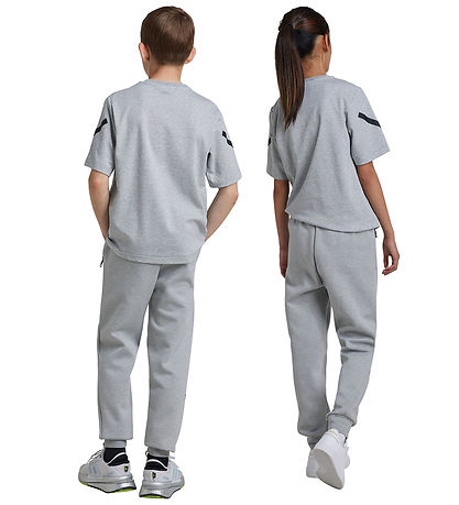 adidas Performance Bukser - Z.N.E. - Gråmeleret m. Sort adidas Performance Bukser - Z.N.E. - Gråmeleret m. Sort