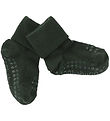 GoBabyGo Strømper - Bambus - Non-Slip Socks - Forest Green GoBabyGo Strømper - Bambus - Non-Slip Socks - Forest Green
