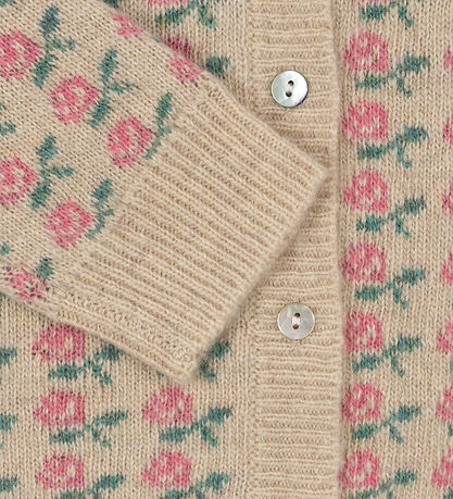 Konges Sløjd Cardigan - Strik - Uld/Akryl - Rose