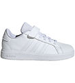 adidas Performance Sko - GRAND COURT 2.0 EL - FTWWHT/FTWWHT/GREO adidas Performance Sko - GRAND COURT 2.0 EL - FTWWHT/FTWWHT/GREO