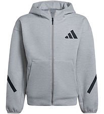 adidas Performance Træningsjakke - Z.N.E. - Gråmeleret m. Sort adidas Performance Træningsjakke - Z.N.E. - Gråmeleret m. Sort
