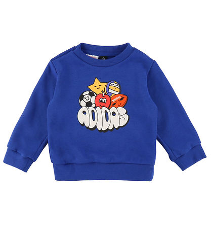 adidas Performance Sweatset - I Fun AOP JOG - ROYBLU/White