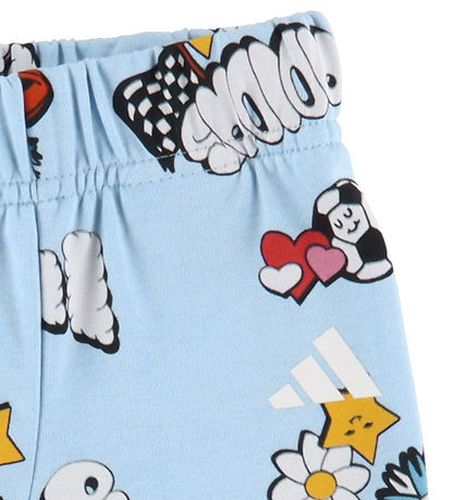 adidas Performance Sweatset - I Fun AOP JOG - ROYBLU/White