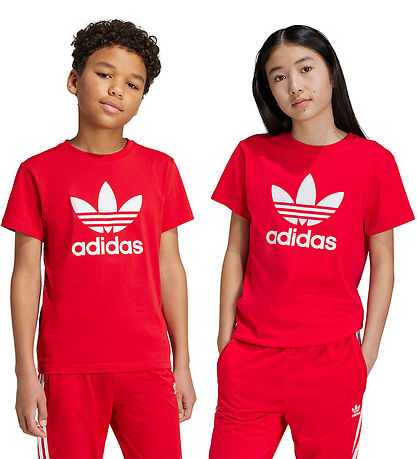adidas Originals T-Shirt - Trefoil - Better Scarlet