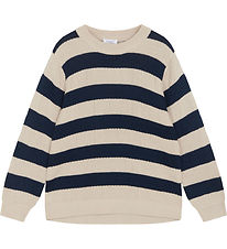 Hust and Claire Bluse - Strik - Bambus - Pos - Blues Hust and Claire Bluse - Strik - Bambus - Pos - Blues