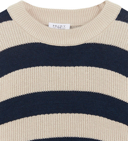 Hust and Claire Bluse - Strik - Bambus - Pos - Blues Hust and Claire Bluse - Strik - Bambus - Pos - Blues