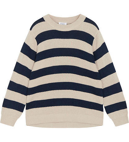 Hust and Claire Bluse - Strik - Bambus - Pos - Blues Hust and Claire Bluse - Strik - Bambus - Pos - Blues