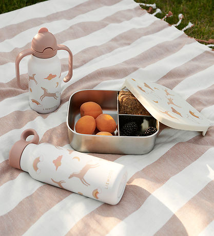 Liewood Madkasse - Silikone/Stål - Arthur - Dream/Ecru Liewood Madkasse - Silikone/Stål - Arthur - Dream/Ecru