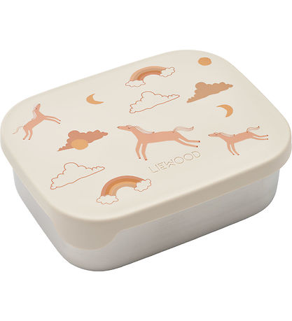 Liewood Madkasse - Silikone/Stål - Arthur - Dream/Ecru Liewood Madkasse - Silikone/Stål - Arthur - Dream/Ecru