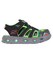 Skechers Sandaler m. Lys - Thermo-Splash - Hydro-Flare - Sort/Li Skechers Sandaler m. Lys - Thermo-Splash - Hydro-Flare - Sort/Li
