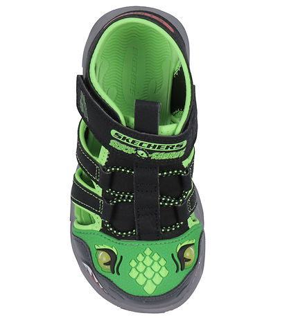 Skechers Sandaler m. Lys - Thermo-Splash - Hydro-Flare - Sort/Li