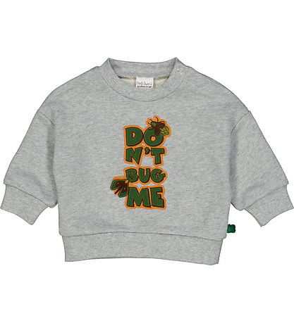 Freds World Sweatshirt - Dont Bug Me - Gråmeleret