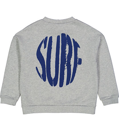 Freds World Sweatshirt - Surf - Gråmeleret Freds World Sweatshirt - Surf - Gråmeleret