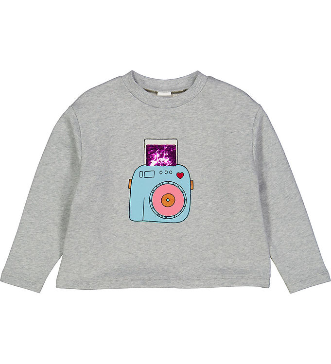 Freds World Sweatshirt - Hello Snap - Gråmeleret