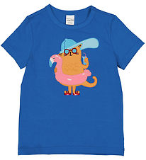 Freds World T-Shirt - Hello Cat - Fast Blue Freds World T-Shirt - Hello Cat - Fast Blue