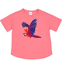 Freds World T-shirt - Hello Parrot - Pink Freds World T-shirt - Hello Parrot - Pink