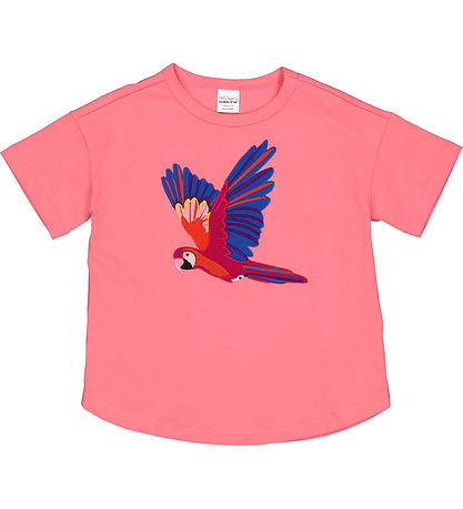 Freds World T-shirt - Hello Parrot - Pink Freds World T-shirt - Hello Parrot - Pink