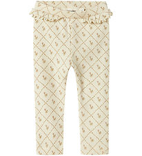 Lil Atelier Leggings - Rib - NbfGago - Turtledove Lil Atelier Leggings - Rib - NbfGago - Turtledove