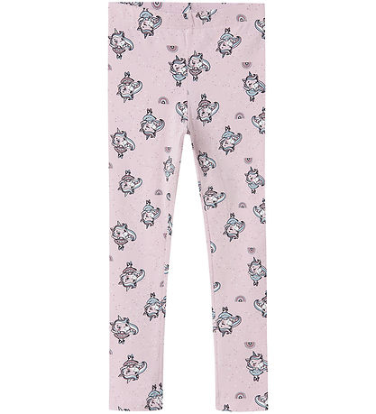 Name It Leggings - NmfVivian - Winsome Orchid/Unicorns