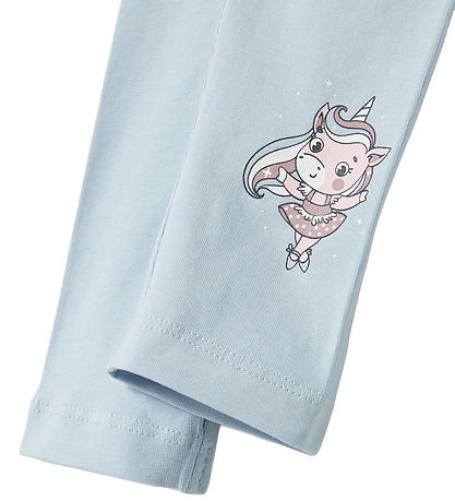 Name It Leggings - NmfVivian - Subdued Blue/Unicorns Name It Leggings - NmfVivian - Subdued Blue/Unicorns