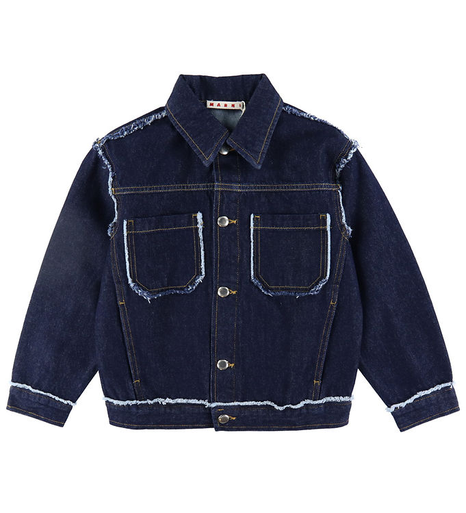 Marni Denimjakke - Denim Mørkeblå