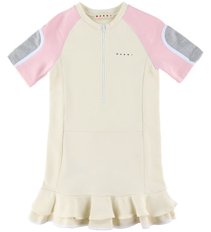 Marni Sweatkjole - Hangtag Yellow m. Rosa Marni Sweatkjole - Hangtag Yellow m. Rosa