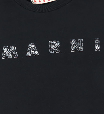 Marni Sweatshirt - Sort m. Similisten Marni Sweatshirt - Sort m. Similisten