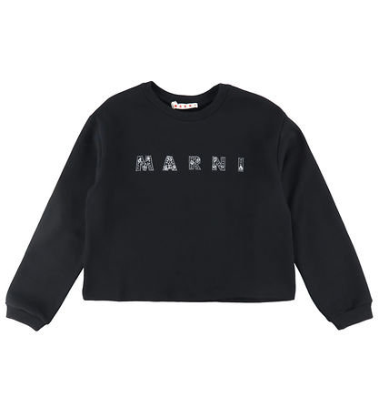 Marni Sweatshirt - Sort m. Similisten Marni Sweatshirt - Sort m. Similisten
