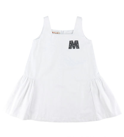 Marni Kjole - Hvid m. Similisten Marni Kjole - Hvid m. Similisten