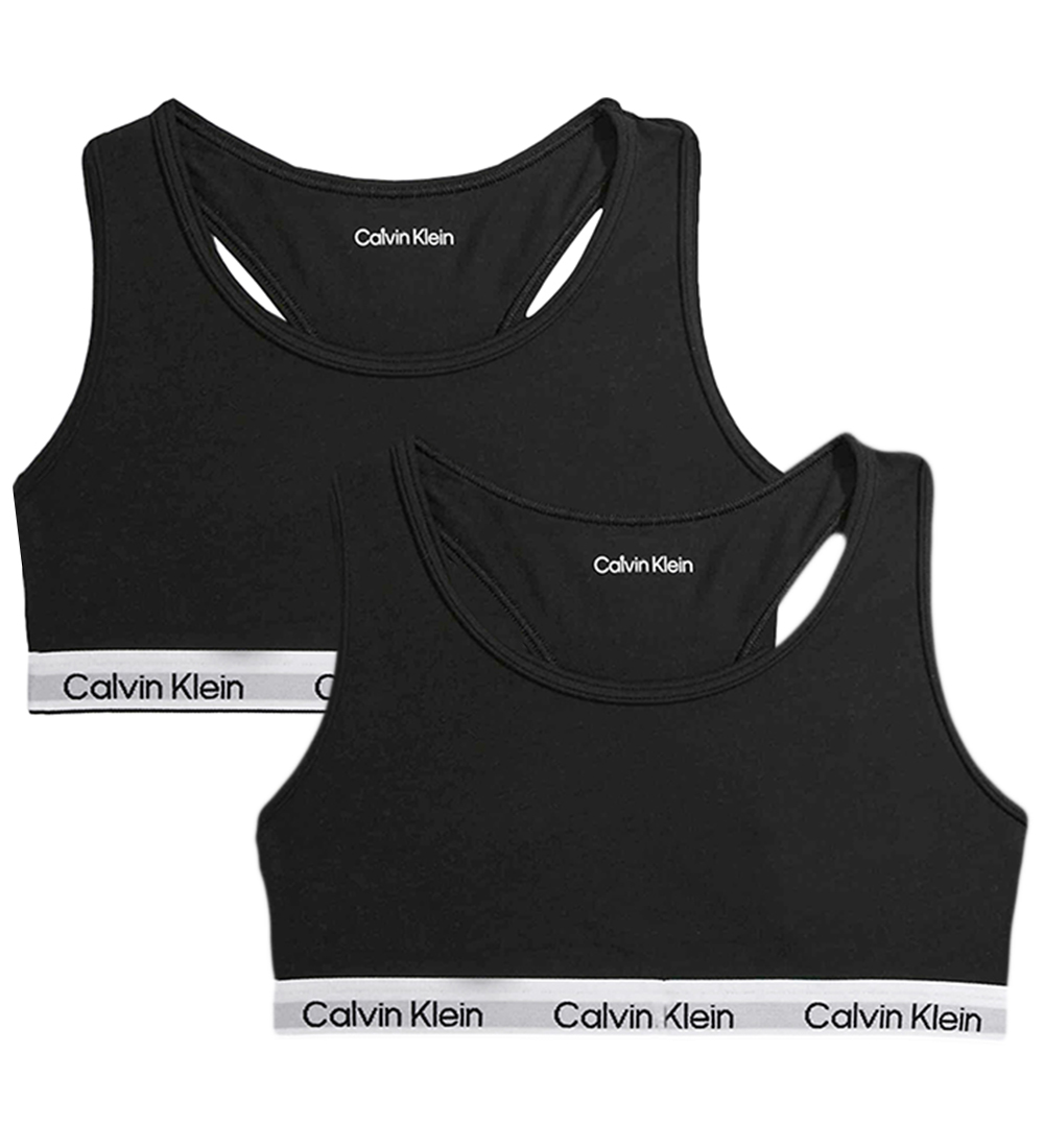 Tops Calvin Klein - 2 Pack - Noir - Calvin Klein - 10-12 ans 140-152 - Sous-vtements 37 €