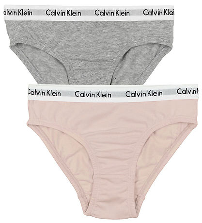 Calvin Klein Knickers - 2-Pack - Shorty - Silverpeony/Greyheathe