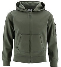 C.P. Company Cardigan - Armygrøn C.P. Company Cardigan - Armygrøn