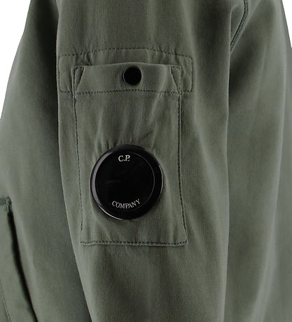 C.P. Company Cardigan - Armygrøn C.P. Company Cardigan - Armygrøn
