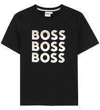 BOSS T-shirt - Sort m. Print BOSS T-shirt - Sort m. Print