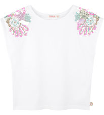Billieblush T-shirt - Hvid m. Pailletter Billieblush T-shirt - Hvid m. Pailletter