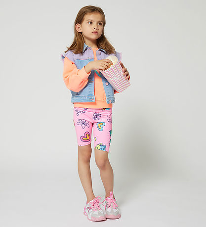 Billieblush Cykelshorts - Pink m. Print Billieblush Cykelshorts - Pink m. Print