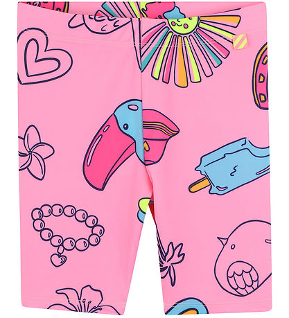 Billieblush Cykelshorts - Pink m. Print Billieblush Cykelshorts - Pink m. Print