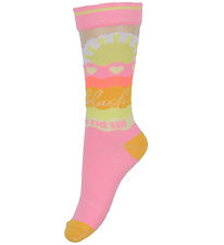 Billieblush Strømper - Pink/Gul m. Sol Billieblush Strømper - Pink/Gul m. Sol