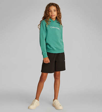 Calvin Klein Hættetrøje - Inst. Logo - Bahama Green