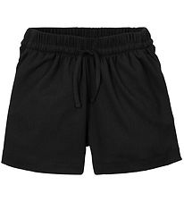 Calvin Klein Shorts - Crinkle Knit - Sort Calvin Klein Shorts - Crinkle Knit - Sort