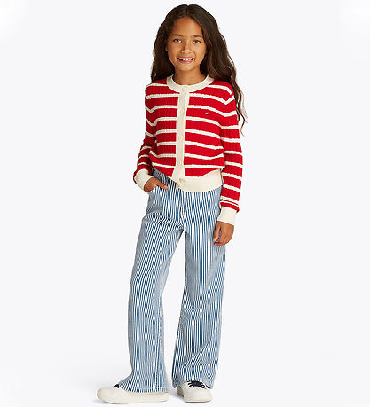 Tommy Hilfiger Jeans - Striped Denim - Blå/Hvid Tommy Hilfiger Jeans - Striped Denim - Blå/Hvid