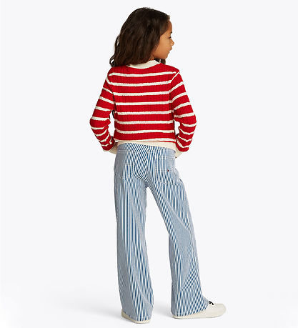 Tommy Hilfiger Jeans - Striped Denim - Blå/Hvid Tommy Hilfiger Jeans - Striped Denim - Blå/Hvid