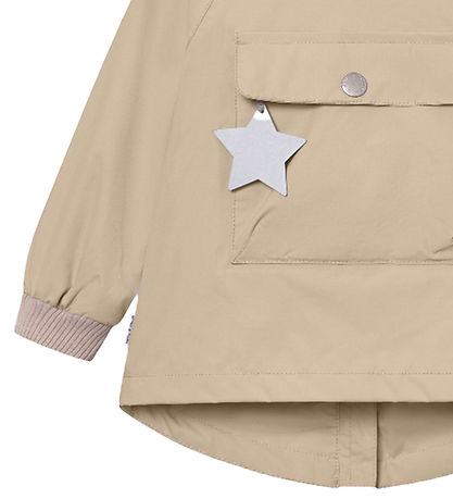 Mini A Ture Sommerjakke - MatBaby Vito Fleece Anorak - Sesame Mini A Ture Sommerjakke - MatBaby Vito Fleece Anorak - Sesame