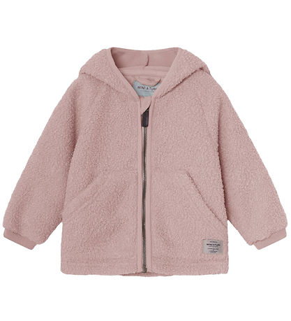 Mini A Ture Fleecejakke - Teddy - MatLiff - Cloudy Rose Mini A Ture Fleecejakke - Teddy - MatLiff - Cloudy Rose