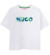 HUGO T-shirt - Hvid m. Print HUGO T-shirt - Hvid m. Print
